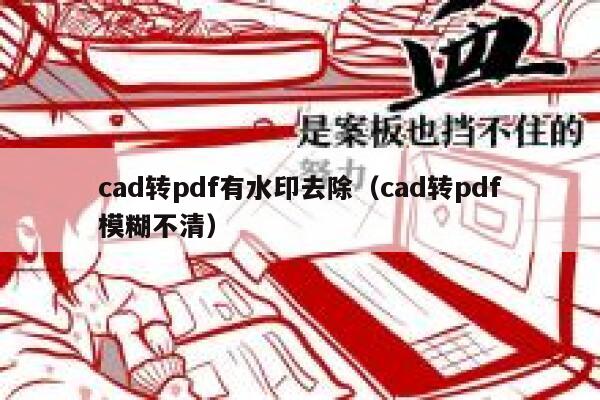 cad转pdf有水印去除（cad转pdf模糊不清）