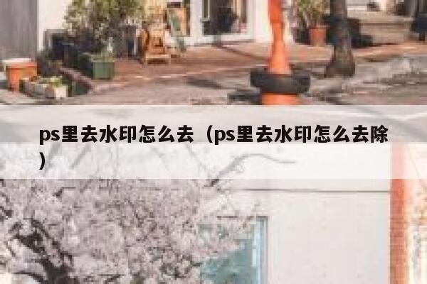 ps里去水印怎么去（ps里去水印怎么去除）