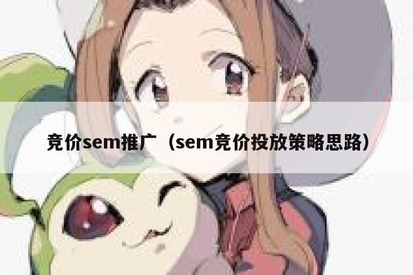 竞价sem推广（sem竞价投放策略思路）