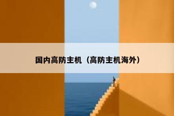 国内高防主机（高防主机海外）