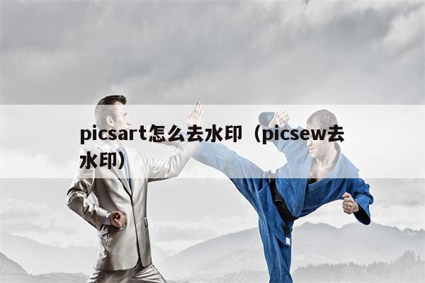 picsart怎么去水印（picsew去水印）