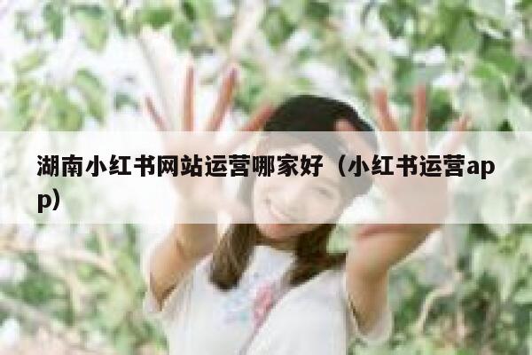 湖南小红书网站运营哪家好（小红书运营app）