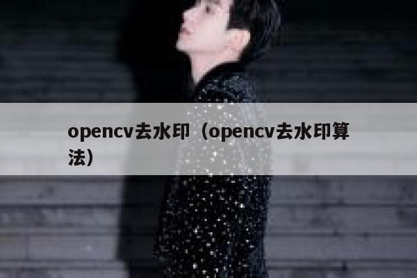 opencv去水印（opencv去水印算法）