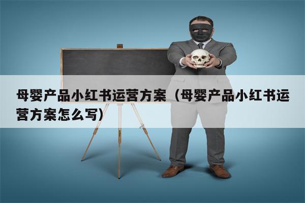 母婴产品小红书运营方案（母婴产品小红书运营方案怎么写）