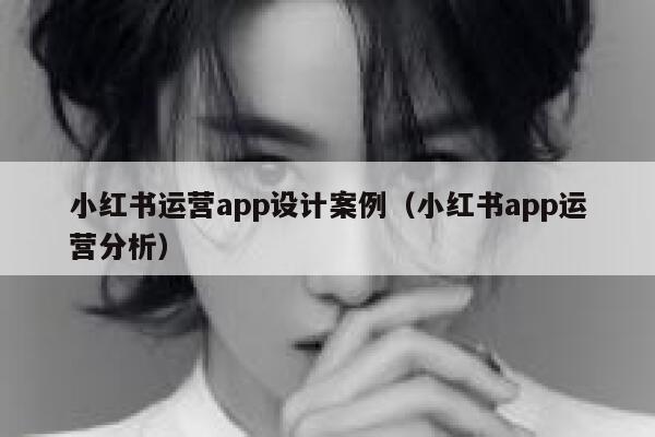 小红书运营app设计案例（小红书app运营分析）