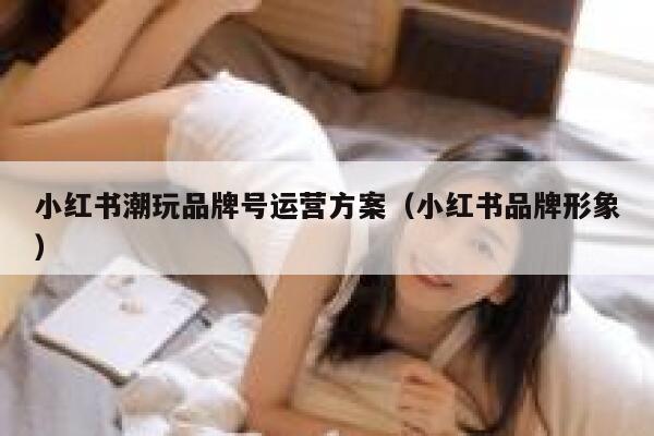 小红书潮玩品牌号运营方案（小红书品牌形象）