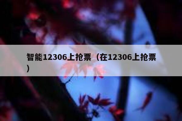 智能12306上抢票（在12306上抢票）