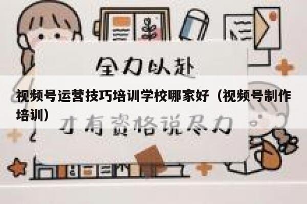 视频号运营技巧培训学校哪家好（视频号制作培训）