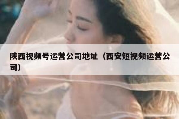 陕西视频号运营公司地址（西安短视频运营公司）