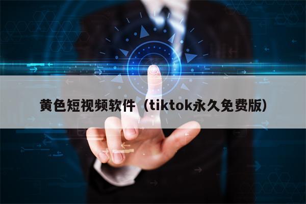 黄色短视频软件（tiktok永久免费版）