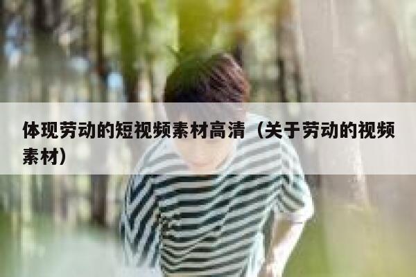 体现劳动的短视频素材高清（关于劳动的视频素材）