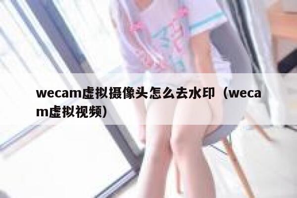 wecam虚拟摄像头怎么去水印（wecam虚拟视频）