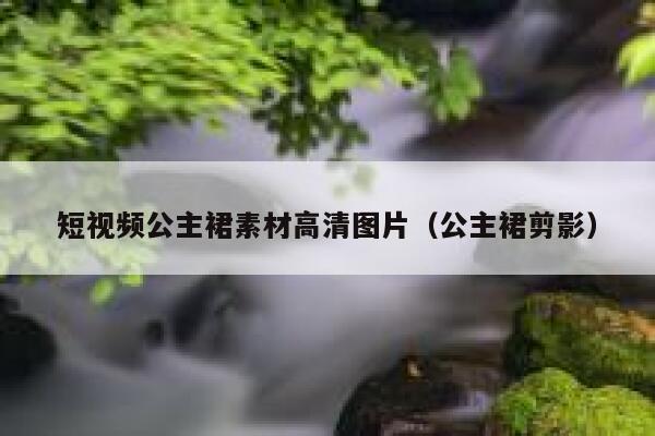 短视频公主裙素材高清图片（公主裙剪影）