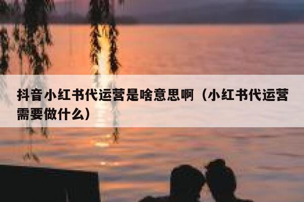 抖音小红书代运营是啥意思啊（小红书代运营需要做什么）