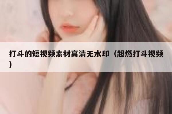 打斗的短视频素材高清无水印（超燃打斗视频）