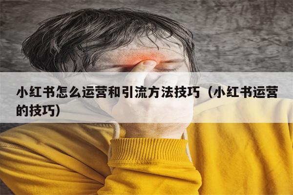 小红书怎么运营和引流方法技巧（小红书运营的技巧）