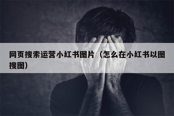 网页搜索运营小红书图片（怎么在小红书以图搜图）