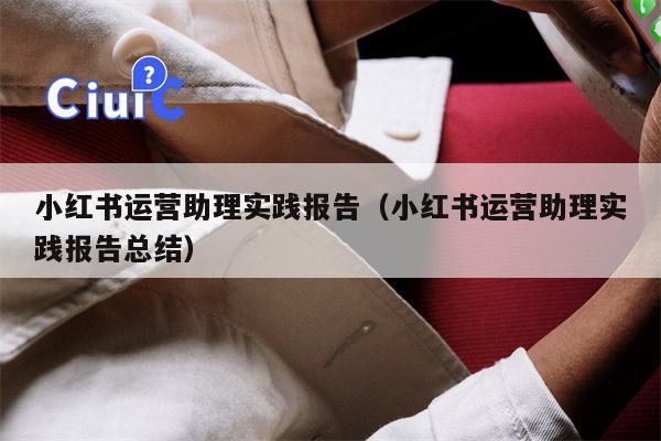 小红书运营助理实践报告（小红书运营助理实践报告总结）