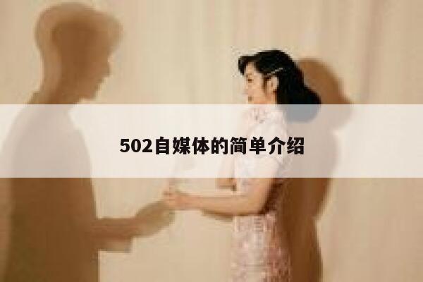 502自媒体的简单介绍