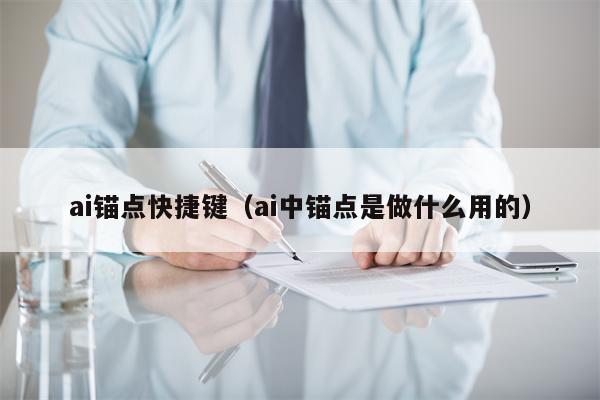 ai锚点快捷键（ai中锚点是做什么用的）