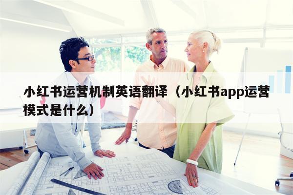 小红书运营机制英语翻译（小红书app运营模式是什么）