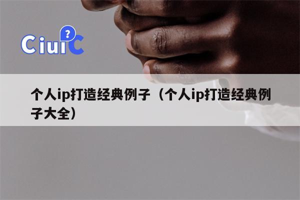 个人ip打造经典例子（个人ip打造经典例子大全）