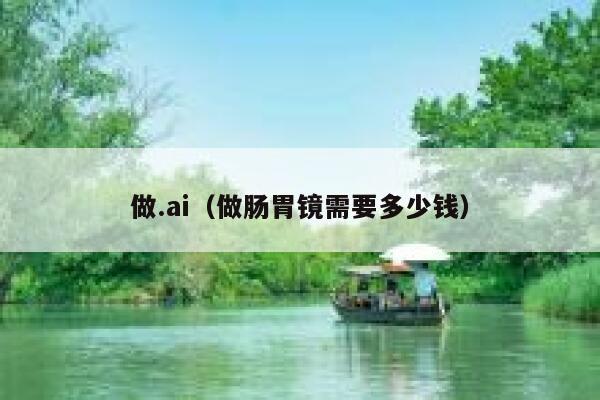 做.ai（做肠胃镜需要多少钱）