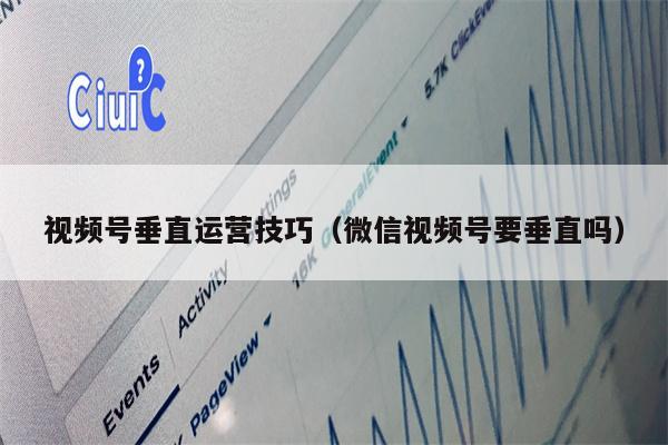 视频号垂直运营技巧（微信视频号要垂直吗）