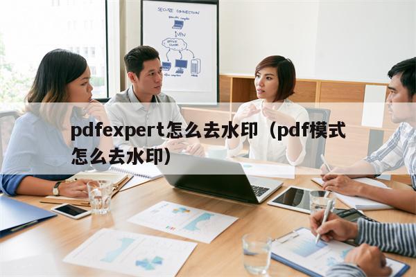 pdfexpert怎么去水印（pdf模式怎么去水印）