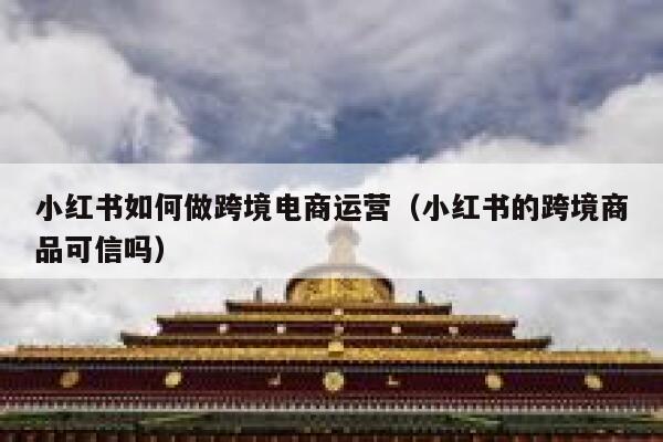 小红书如何做跨境电商运营（小红书的跨境商品可信吗）