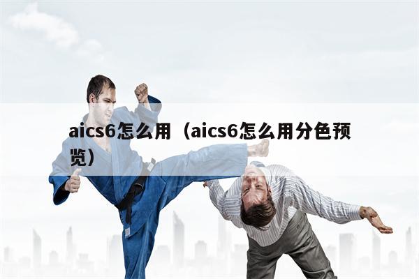 aics6怎么用（aics6怎么用分色预览）