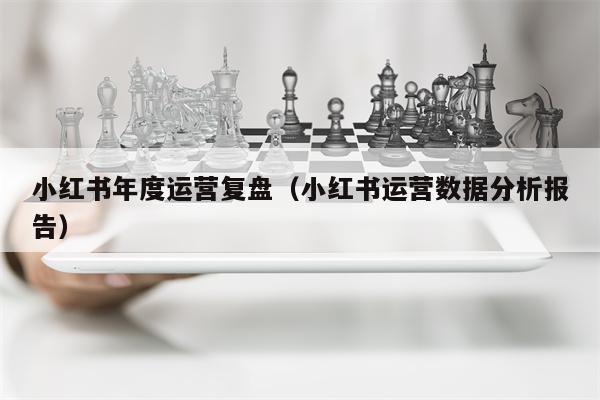 小红书年度运营复盘（小红书运营数据分析报告）