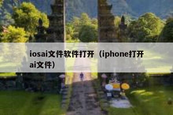 iosai文件软件打开（iphone打开ai文件）