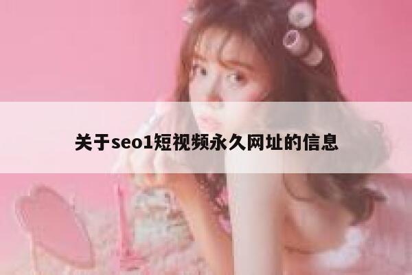 关于seo1短视频永久网址的信息