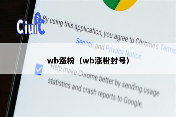 wb涨粉（wb涨粉封号）