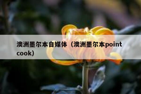 澳洲墨尔本自媒体（澳洲墨尔本point cook）