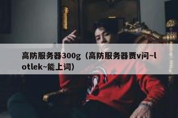 高防服务器300g（高防服务器贾v问~lotlek~能上词）